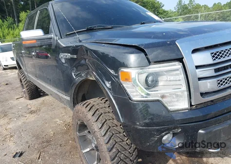 2014 Ford F-150 Platinum z USA, uszkodzony, nr VIN 1FTFW1E6XEFB63450